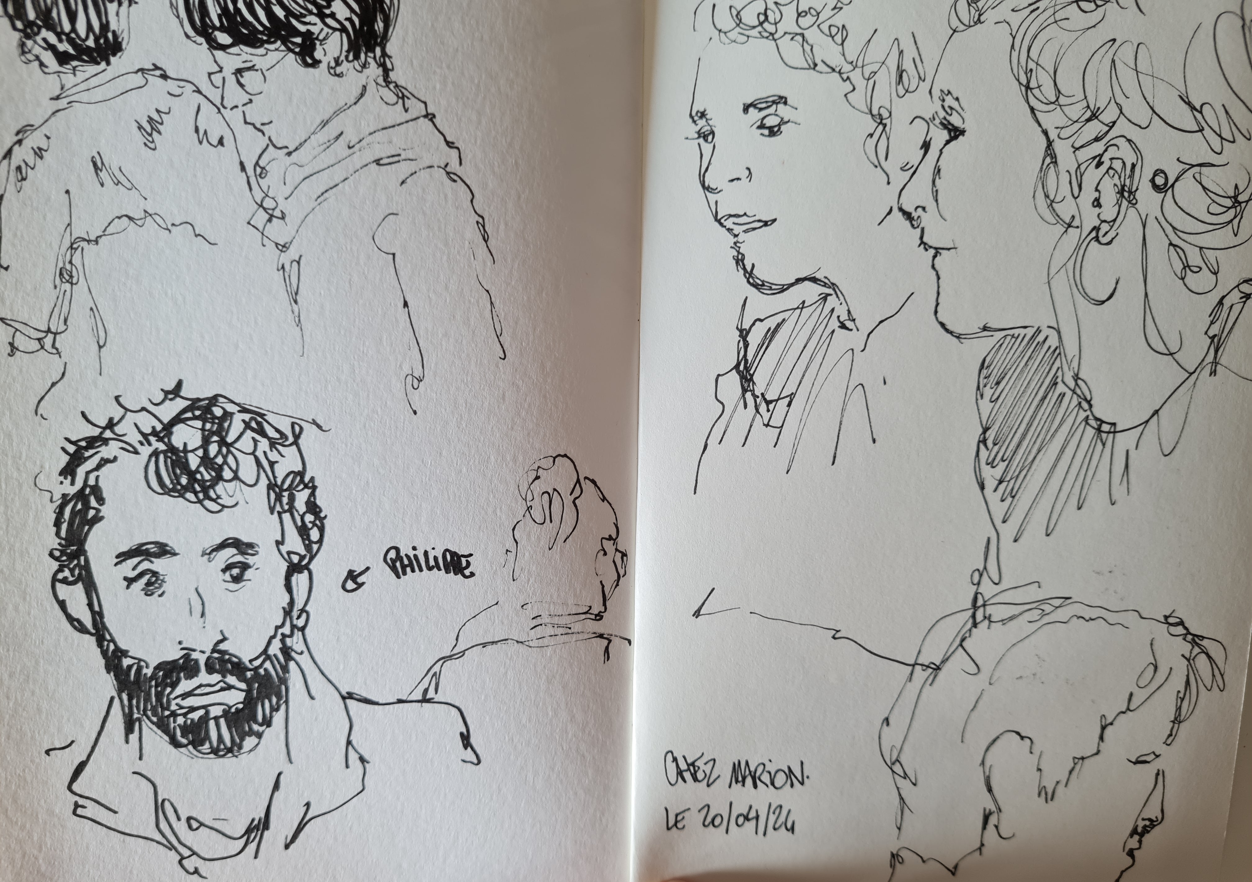 croquis de personnes