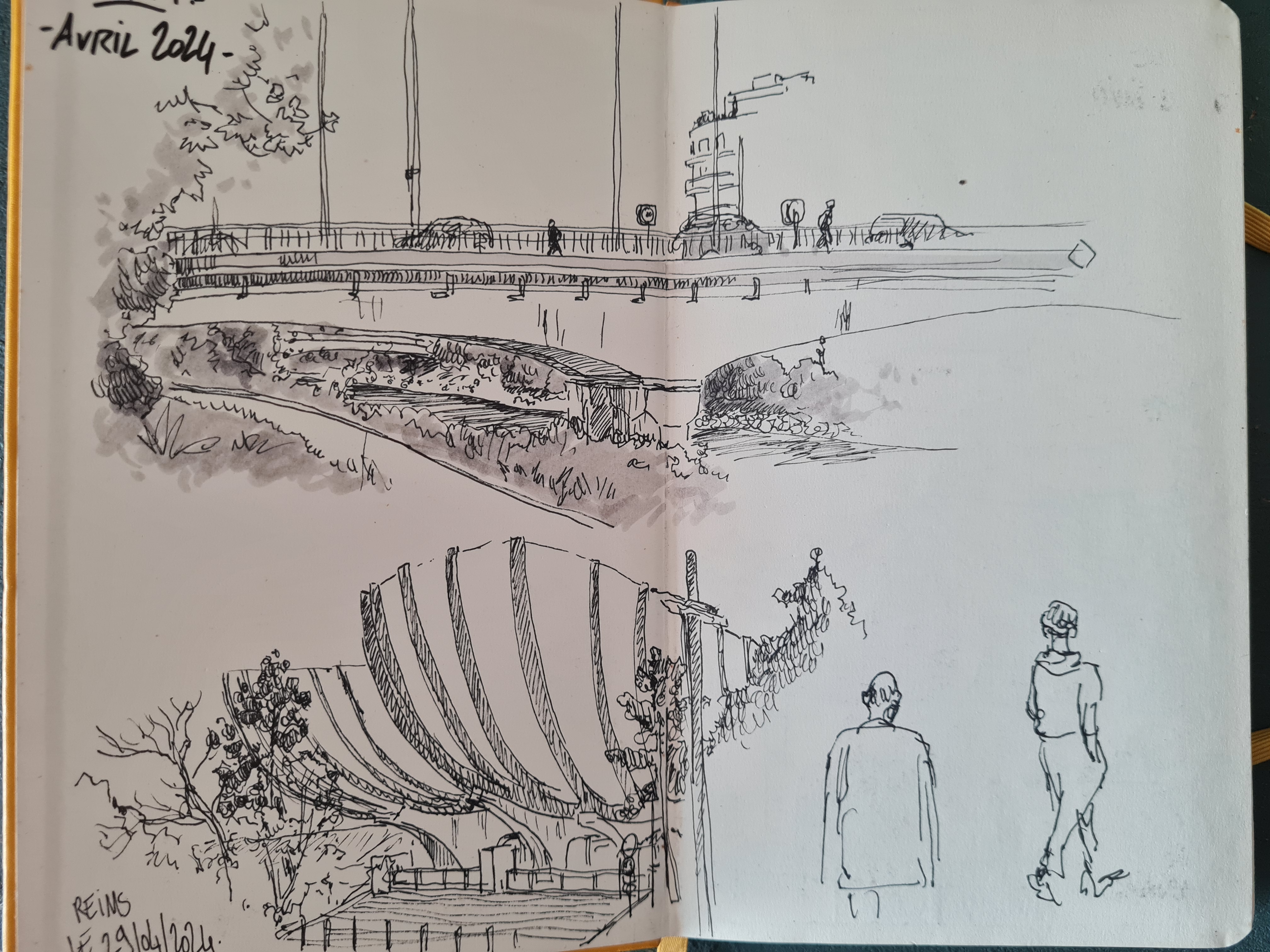 croquis de personnes