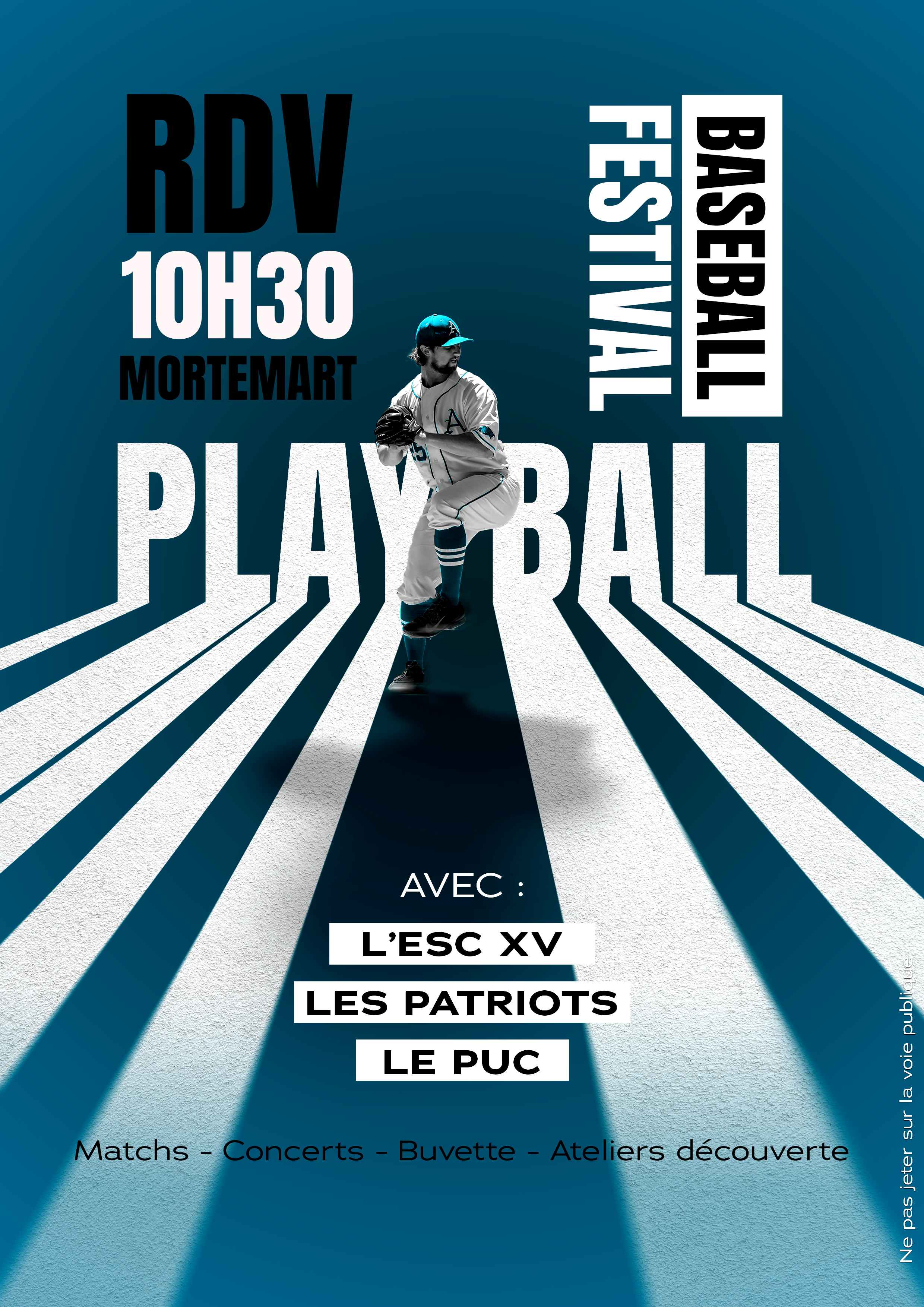 affiche baseball